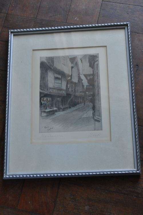 CECIL ALDIN(1870-1935),ETCHING,SIGNED,TITELED