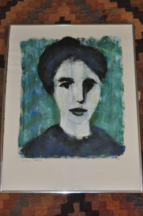 WOW!!! ANTHONY DUMVILLE-ORIGINAL MIXED MEDIA OF FAMOUS ARTIST