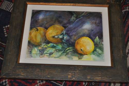 Mandy Dempsey(NEW ZEALAND) ORIGINAL WC OF WORLD FAMOUS ARTIST-GREAT INVESTMENT