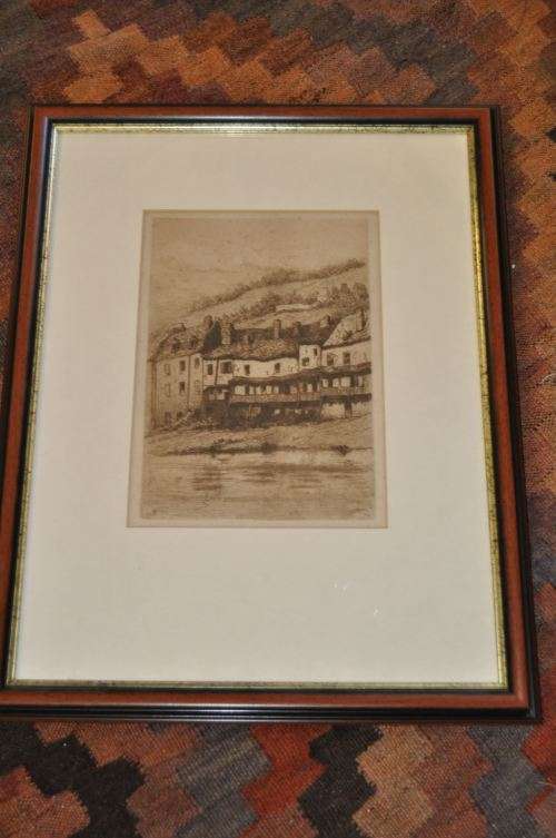 1909 dated continental etching-look provenance