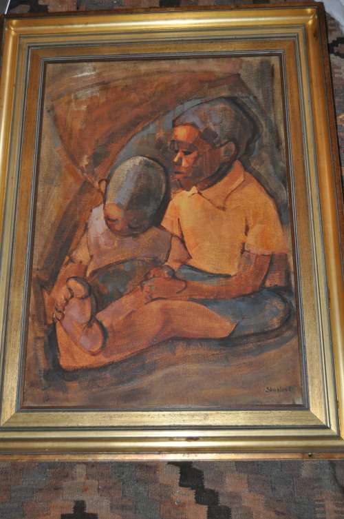 WOW!!! WOW!!! ANTHONY STRICKLAND- BIG ORIGINAL OIL ON CANVAS,GREAT INVESTMENT!!!