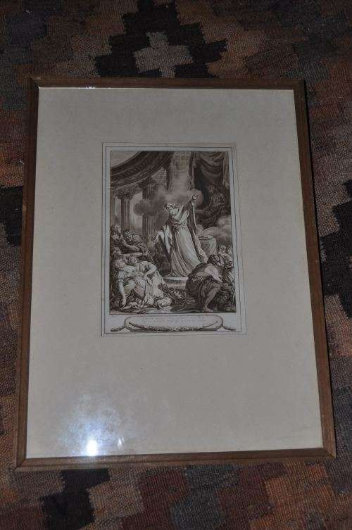 ANTOINE BOREL(1743-1810) ENGRAVING PRINTED BY GENY-GROSS,TH BELIN EX