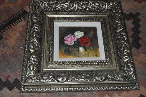 WOW!!!  PETRO NEAL STILL LIFE,OIL ON BOARD-GREAT INVESTMENT!!!!