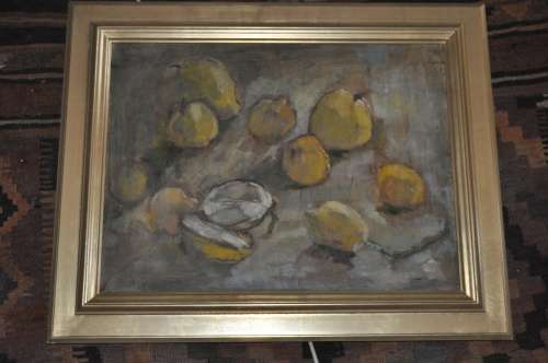 AWESOME OIL ON BOARD,STILL LIFE,SIGNED BY ARTIST