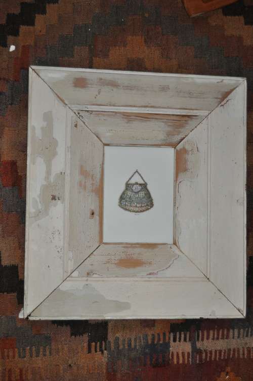 WOW!!! ORIGINAL MIXED MEDIA BY TRACY POUL-STUNNING ARTWORK IN RUSTIC FRAME
