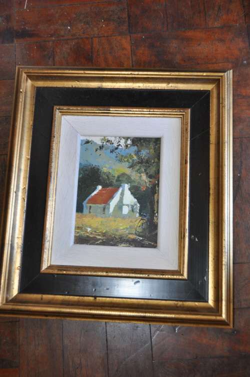 TONY DE FREITAS-ORIGINAL OIL ON BOARD-GREAT INVESTMENT!!!!