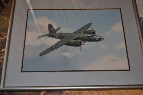WOW!!! WOW!!! DARRYL LEGG-STUNNING  ORIGINAL MIXED MEDIA BOMBER PLANE