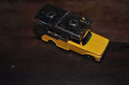 VINTAGE HUSKY FORD CAMPER DIE CAST MODEL