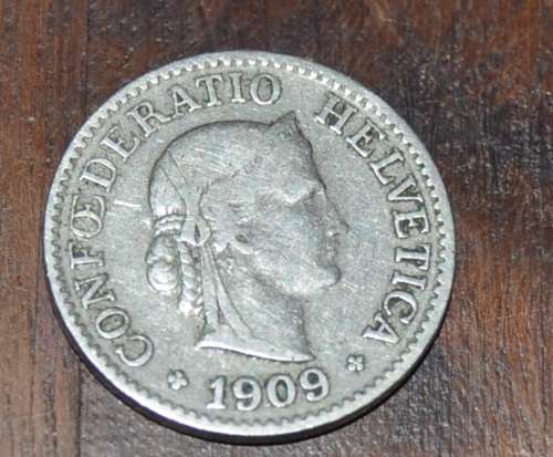 1909 Switzerland 10 Rappen