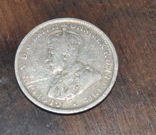 1917 AUSTRALIA ONE SHILLING 0.925 SILVER