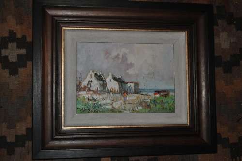 PHILLIP BRITZ-STUNNING OIL ON BOARD-GREAT INVESTMENT