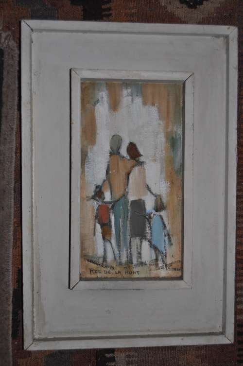 ROS DE LA HUNT -ORIGINAL OIL ON BOARD