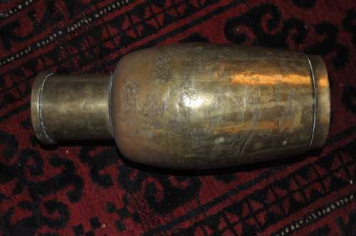 WOW!!! AUTHENTIC ANTIQUE CHINESE BRASS VASE