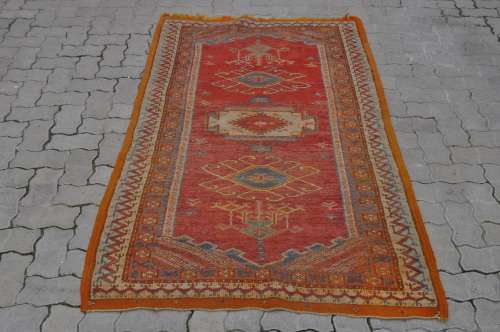 VINTAGE PERSIAN HANDMADE CARPET-109X184CM