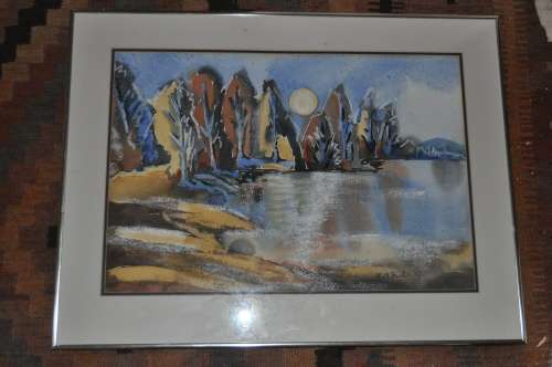 R.M. BUDLER ORIGINAL WATERCOLOR
