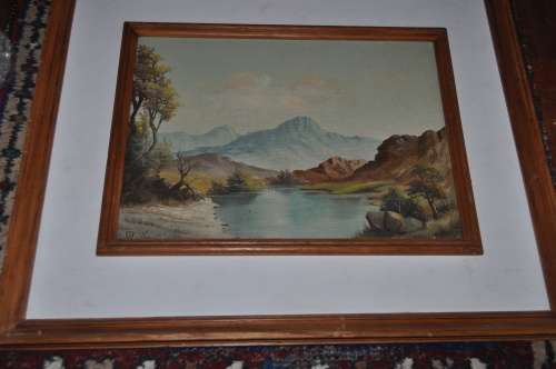 ORIGINAL OIL ON BOARD SIGNED BY ARTIST