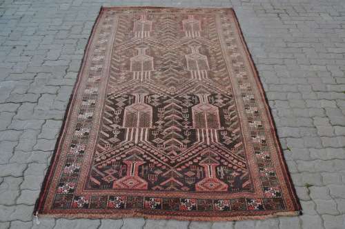 AWESOME HAND WOVEN PERSIAN CARPET 128X280CM