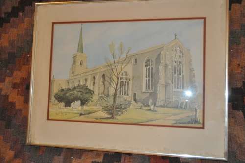 ORIGINAL WATERCOLOR,SIGNED