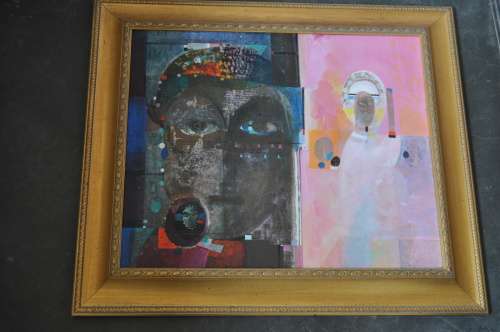 WOW!!!  GRIP Alexander Vasilyevich (1956- Russian) AWESOME ABSTRACT OIL ON CANVAS,VALUE R20.000
