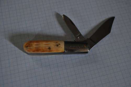 WOW!! BARLOW VINTAGE POCKET KNIFE-BONE HANDLE
