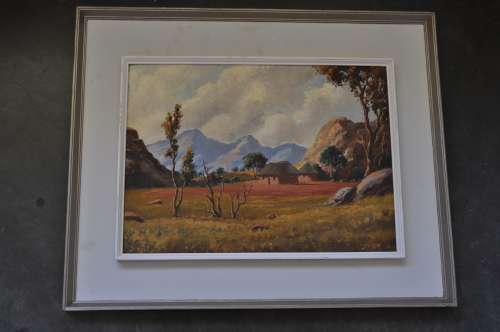 GREAT INVESTMENT!!!!! Johannes Hendrik Rabe-STUNNING OIL ON BOARD