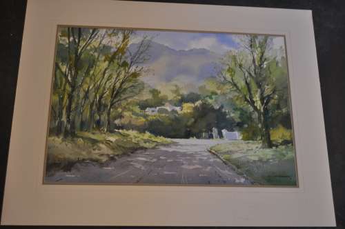 WOW!!!  DOUGLAS TREASURE (1917-1995)-STUNNING ORIGINAL WATERCOLOR-GREAT INVESTMENT