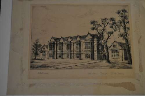ETCHING SIGNED BY ARTIST
