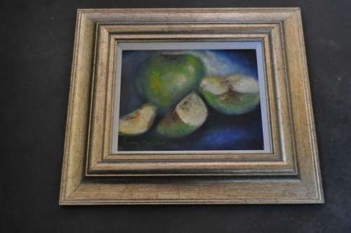 WOW!!! WOW!!! KAREN GODDARD-OIL ON BOARD WORLD FAMOUS AUSTRALIAN ARTIST,VALUE R10.000