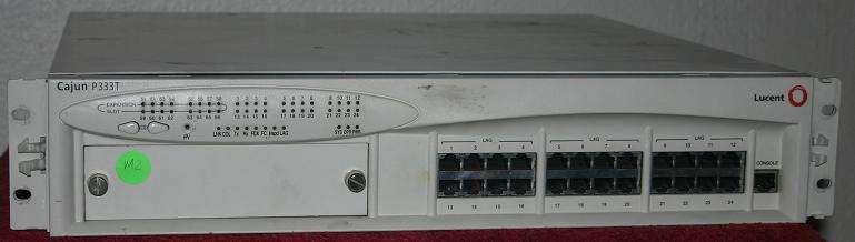 Lucent Cajun P333T 24 port Rackmount switch