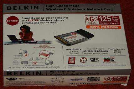 Belkin wireless interface card