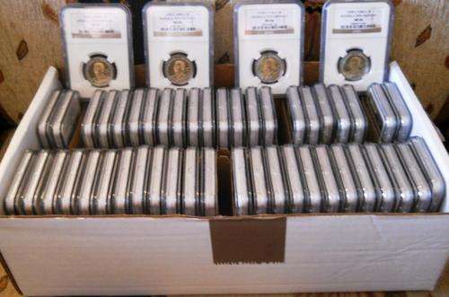 one bid for 50 X MS66 - NGC GRADED - MANDELA BIRTHDAY R5 COIN