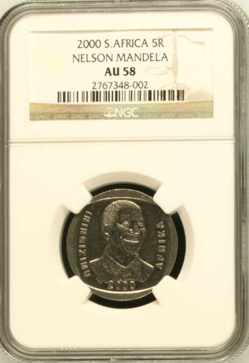 AU58 - NGC GRADED - 2000 MANDELA
