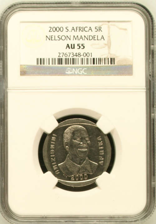 AU55 - NGC GRADED - 2000 MANDELA