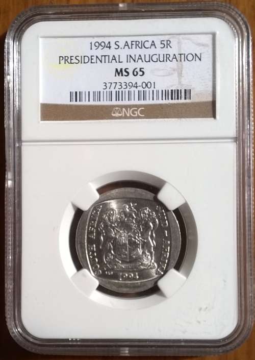1994 Presidential Inauguration R5 NGC graded MS65. HIGH GRADE!