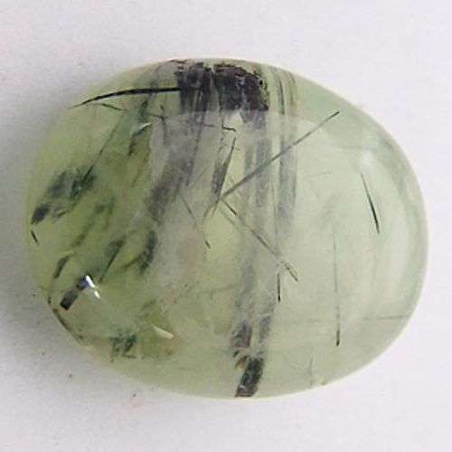 Every Collector Needs a NATURAL Prehnite with Black Needles - 18.04ct