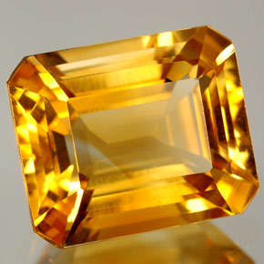 NATURAL MINED CITRINE 7.2x5.2mm & 0.85cts