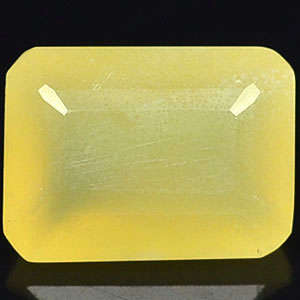 Beautiful Natural Unheated Mexican Yellow Opal - Octagon - 3.51ct