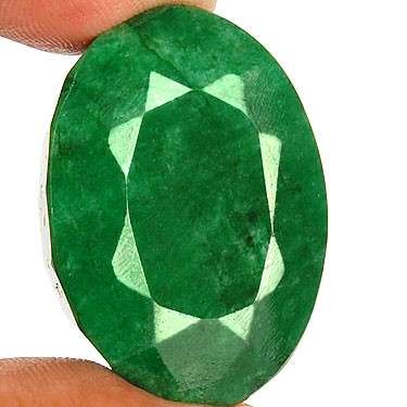 NATURAL MINED OVAL CUT EMERALD - 28.50cts