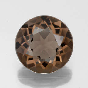 NATURAL ROUND CUT SMOKY QUARTZ BRAZIL - 9.00cts