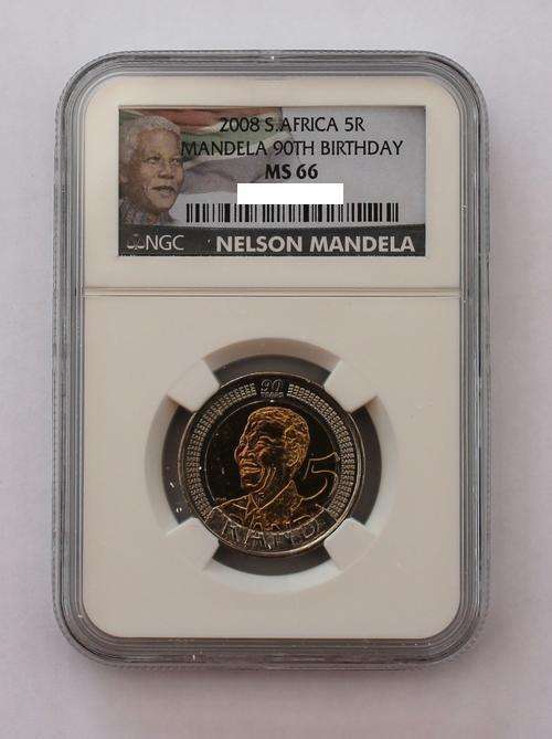 2008 MS 66 NGC Graded - 90th Birthday R5 Coin - New Label