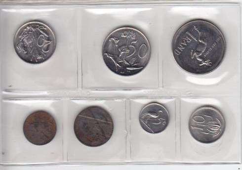 1980 RSA Uncirculated mint pack (7 coin set)