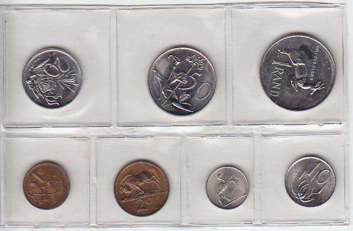 1983 RSA Uncirculated mint pack (7 coin set)