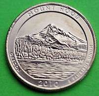2010-D BU Mint State (MOUNT HOOD) US National Park Quarter Dollar