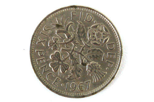 1967 Great Britain Six Pence. Elizabeth II