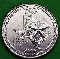2004- BU Mint State (TEXAS) Statehood US Quarter