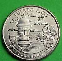 2009- BU Mint State (PUERTO RICO) US Territory Quarter Coin