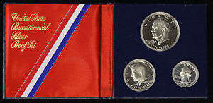UNITED STATES BICENTENNIAL SILVER PROOF SET 1976