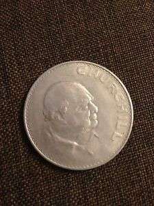 Britain CROWN 25 NEW PENCE CHURCHILL SIR WINSTON 1965 UNC