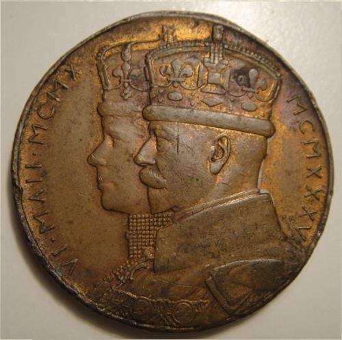 1936 George V 25th year of reign