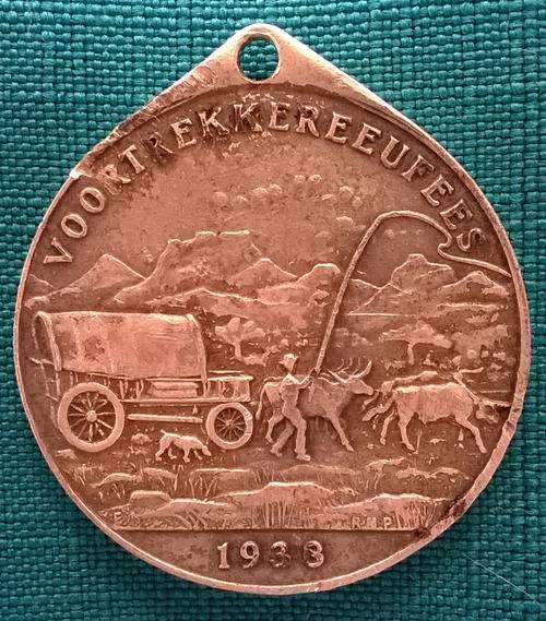 Die Groot Trek 1838-1938 Silver Medal.